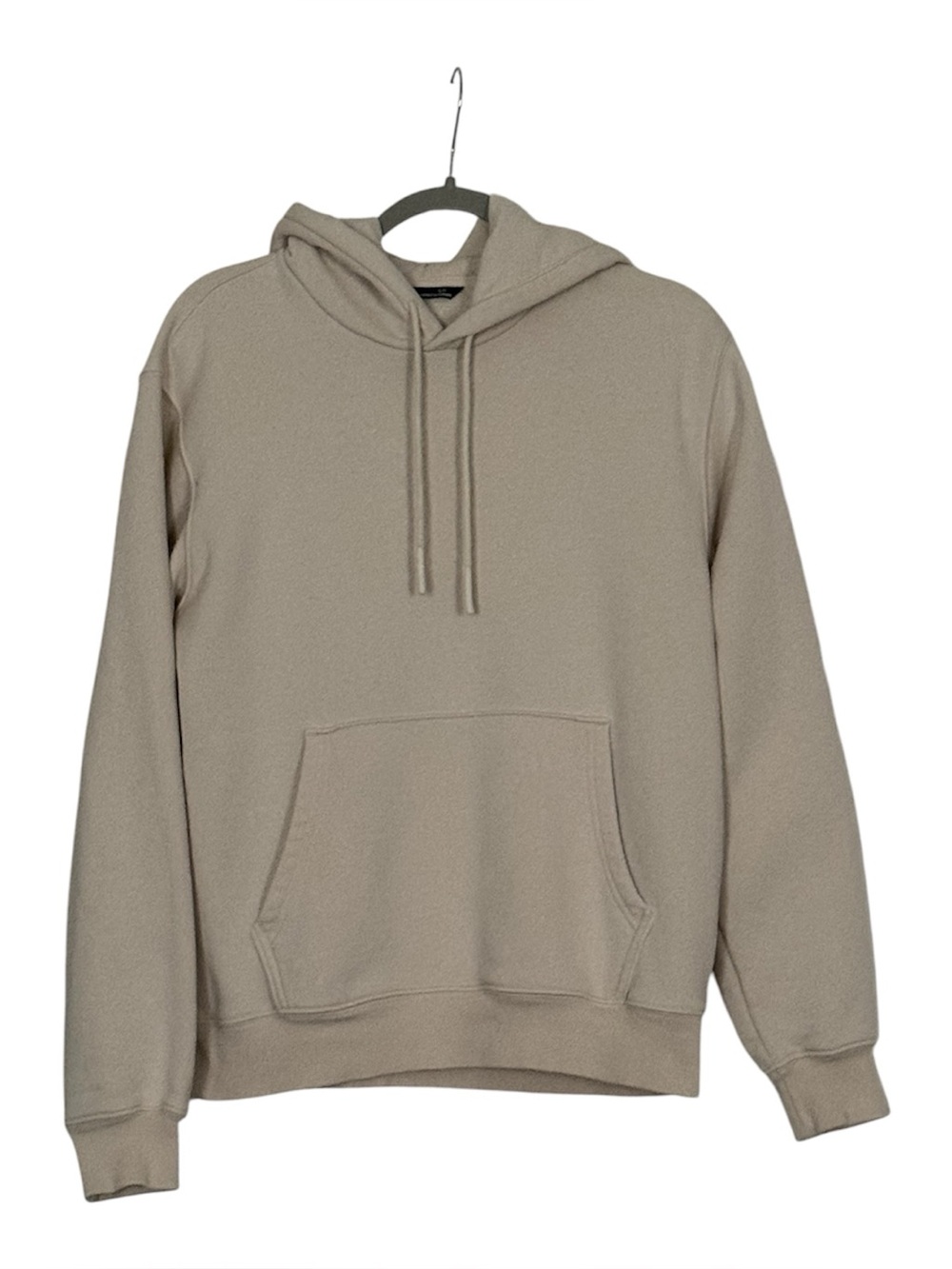 LCKR Men’s Beige Taupe Pullover Hoodie Sweatshirt Size Small